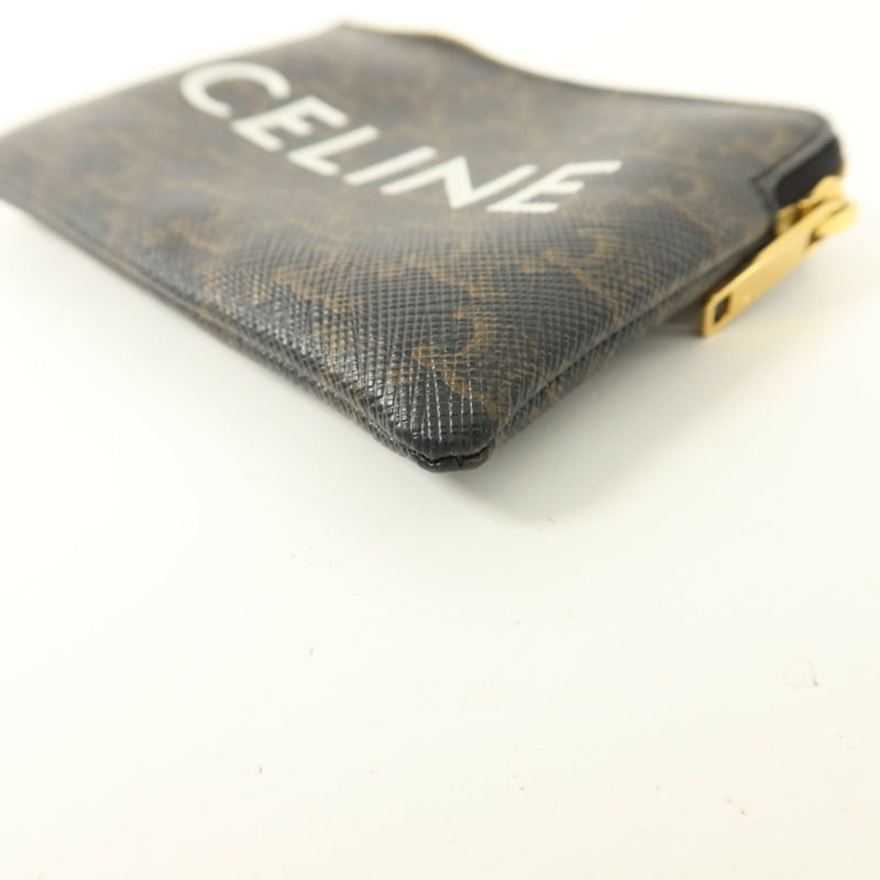 CELINE 塗層帆布Coin Purse零錢包-9