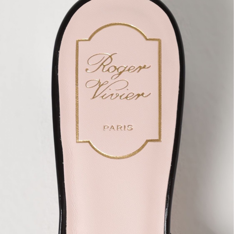 Roger Vivier 女士 Bikiviv鑽扣高跟涼鞋36 36.5 37 37.5 38碼跟高: 4.5cm-1
