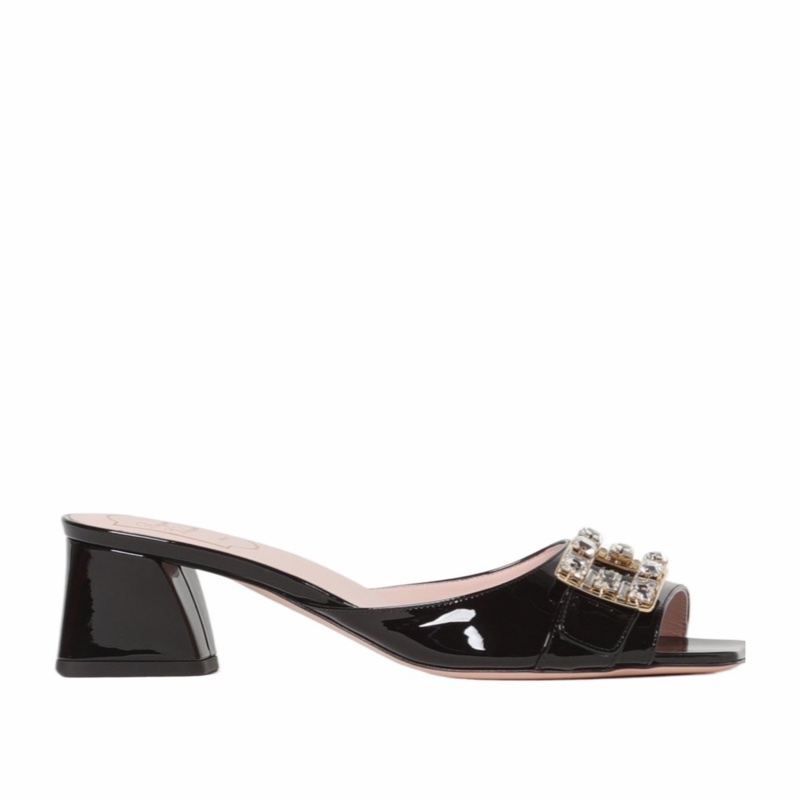 Roger Vivier 女士 Bikiviv鑽扣高跟涼鞋36 36.5 37 37.5 38碼跟高: 4.5cm-2