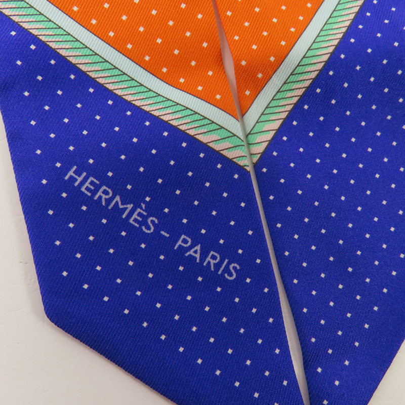 HERMES 絲質Twilly絲巾-3