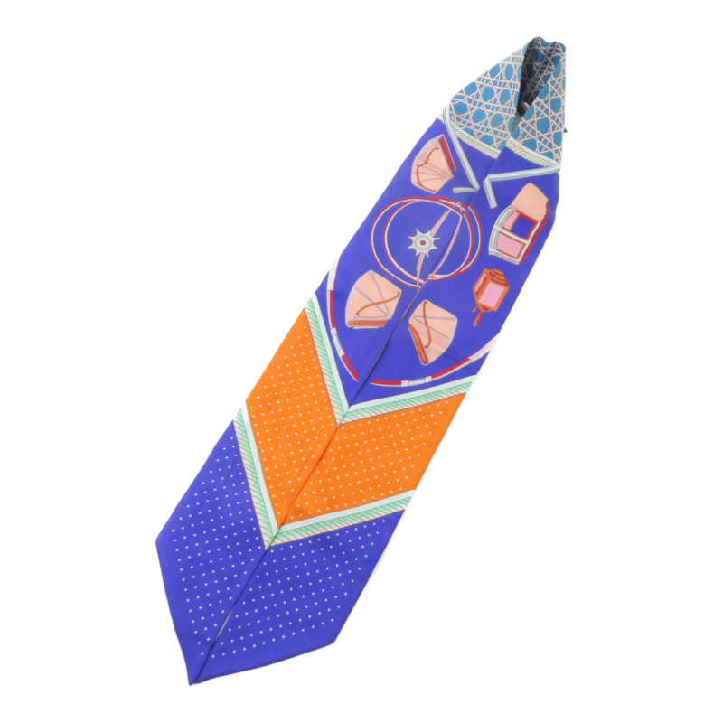 HERMES 絲質Twilly絲巾-4