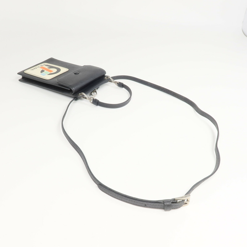 PRADA Saffiano皮革Phone Bag手機袋-4