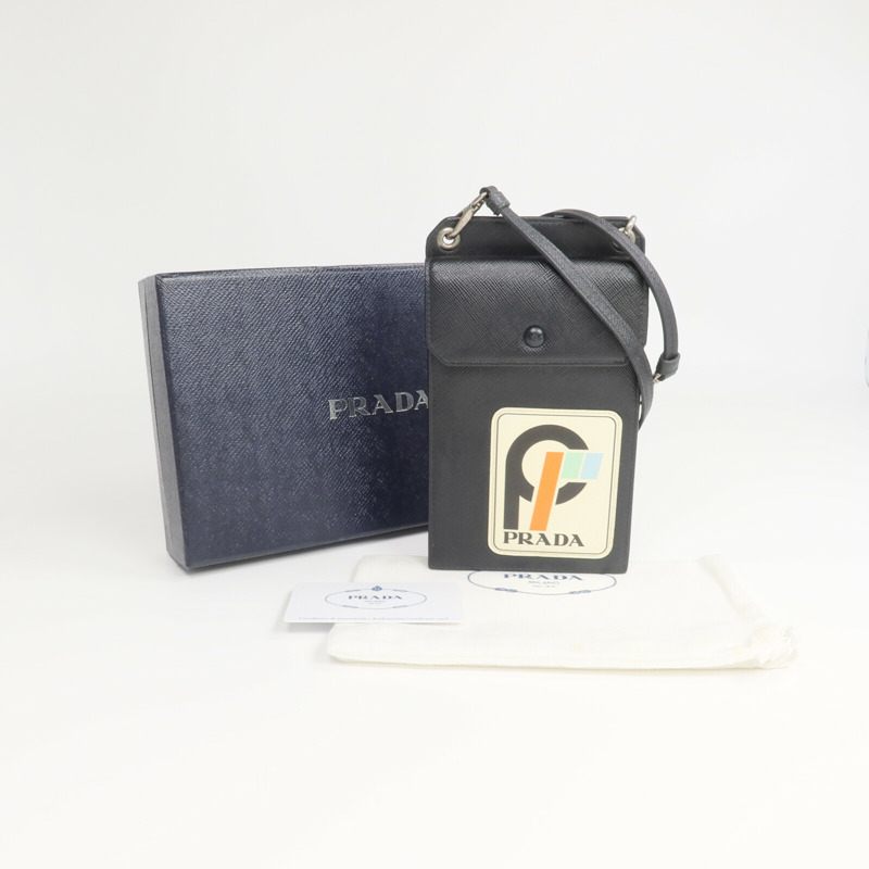 PRADA Saffiano皮革Phone Bag手機袋-15