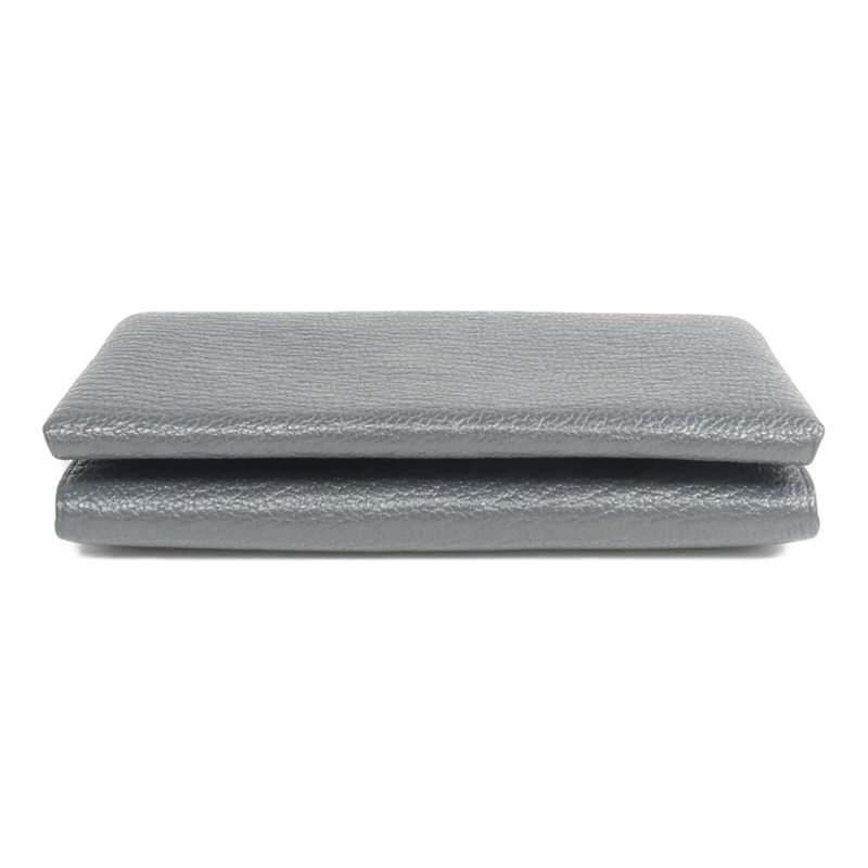 HERMES Evercolor皮革Calvi Duo卡片套Graphite-5