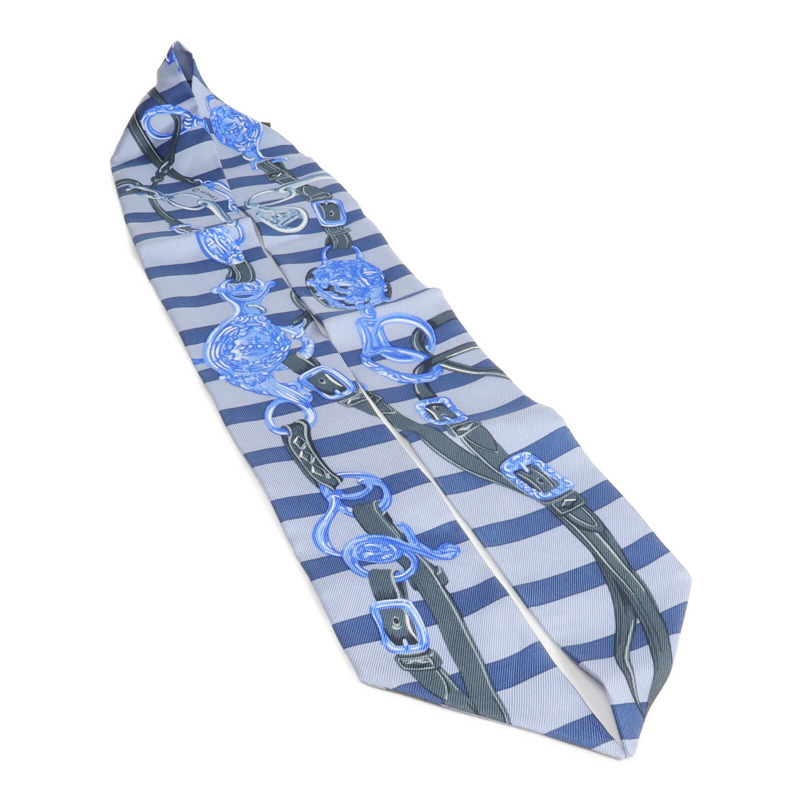 HERMES 絲質Twilly絲巾-3