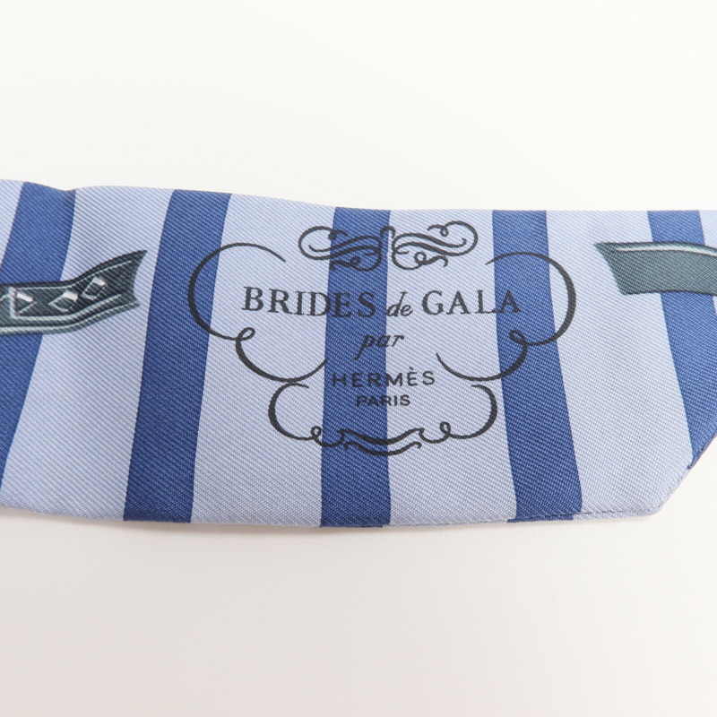 HERMES 絲質Twilly絲巾-4