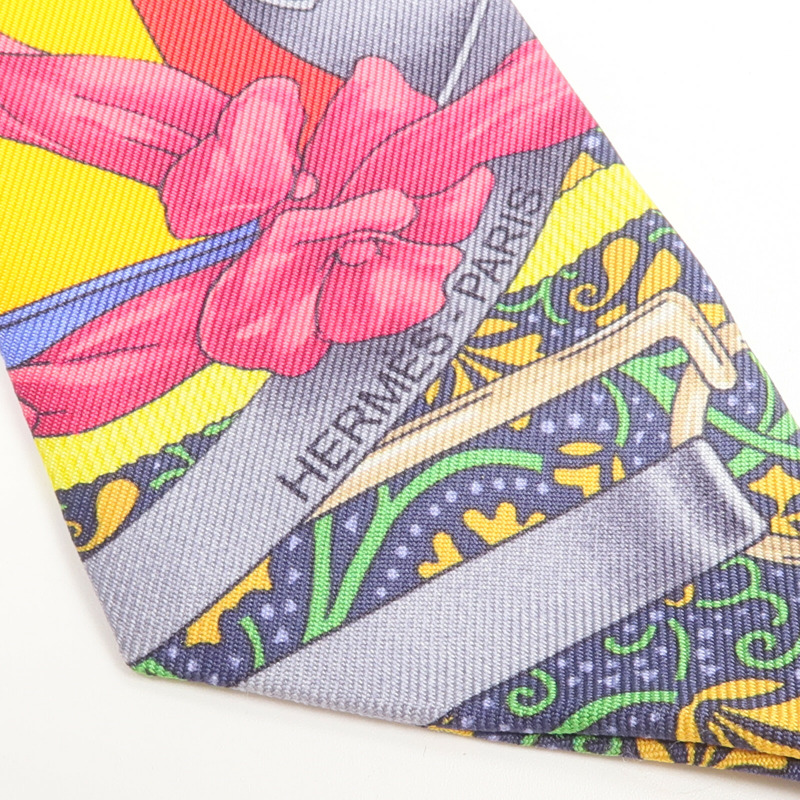 HERMES 絲質Twilly絲巾-6