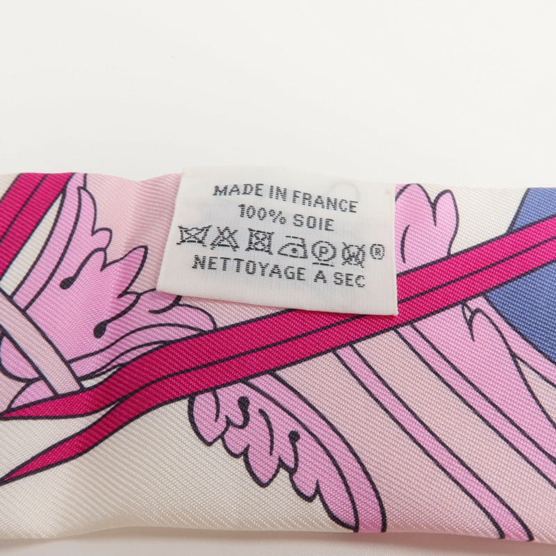 HERMES 絲質Twilly絲巾-6