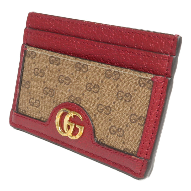 GUCCI 牛皮皮革/塗層帆布Gucci x Doraemon Card Case卡片套-2