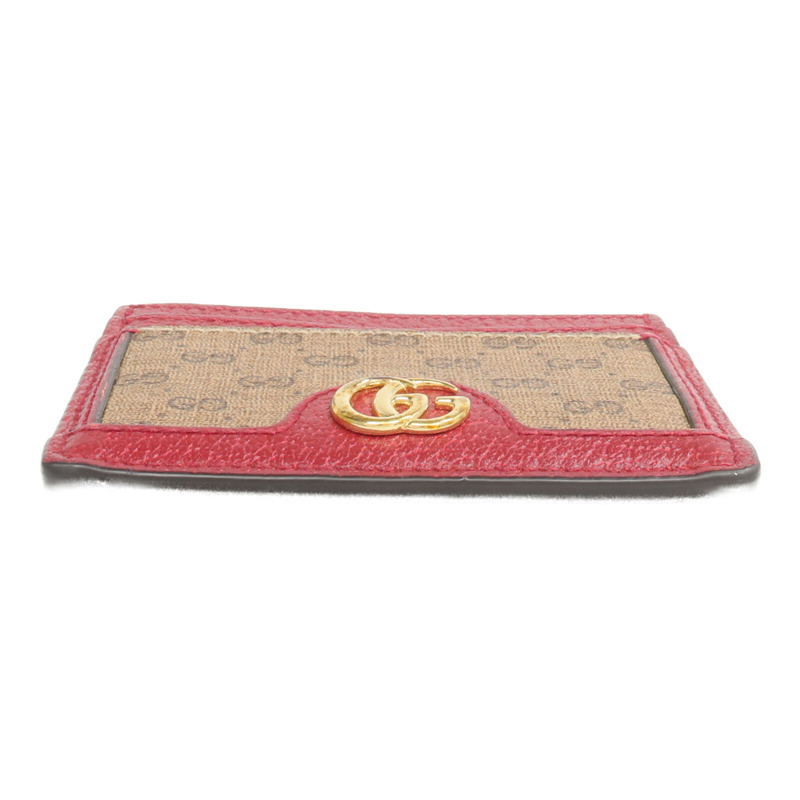 GUCCI 牛皮皮革/塗層帆布Gucci x Doraemon Card Case卡片套-5