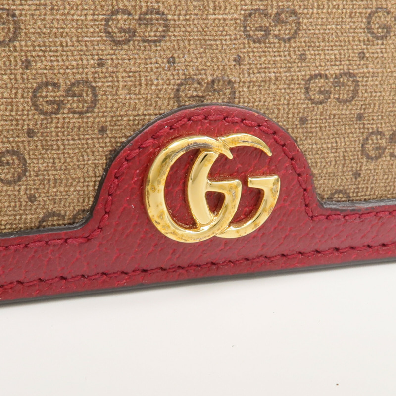 GUCCI 牛皮皮革/塗層帆布Gucci x Doraemon Card Case卡片套-6