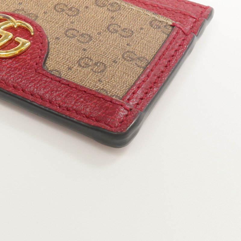 GUCCI 牛皮皮革/塗層帆布Gucci x Doraemon Card Case卡片套-10