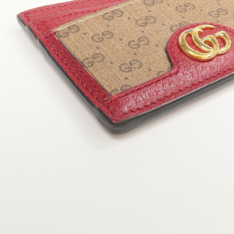 GUCCI 牛皮皮革/塗層帆布Gucci x Doraemon Card Case卡片套-11