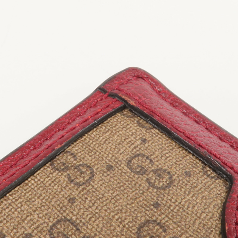 GUCCI 牛皮皮革/塗層帆布Gucci x Doraemon Card Case卡片套-15