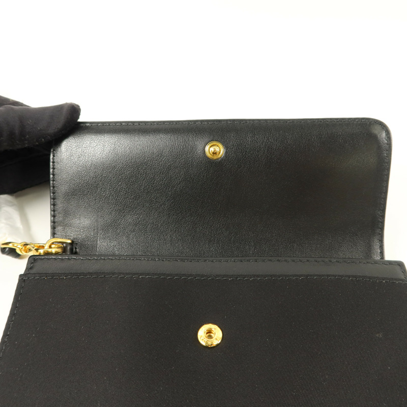 PRADA 牛皮皮革/尼龍Pouch Wallet錢包-10