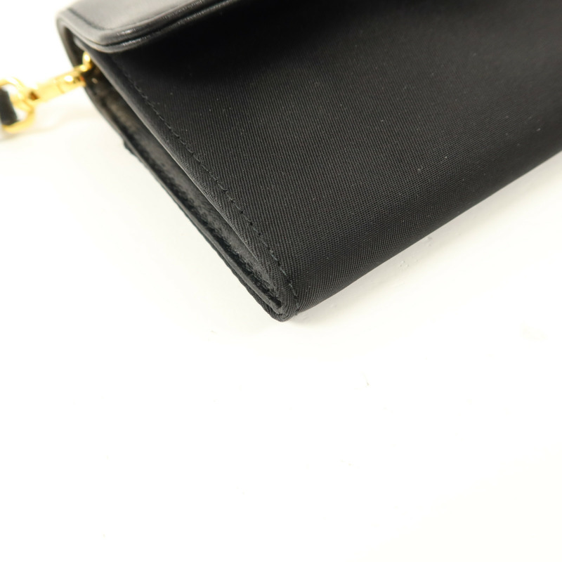 PRADA 牛皮皮革/尼龍Pouch Wallet錢包-12