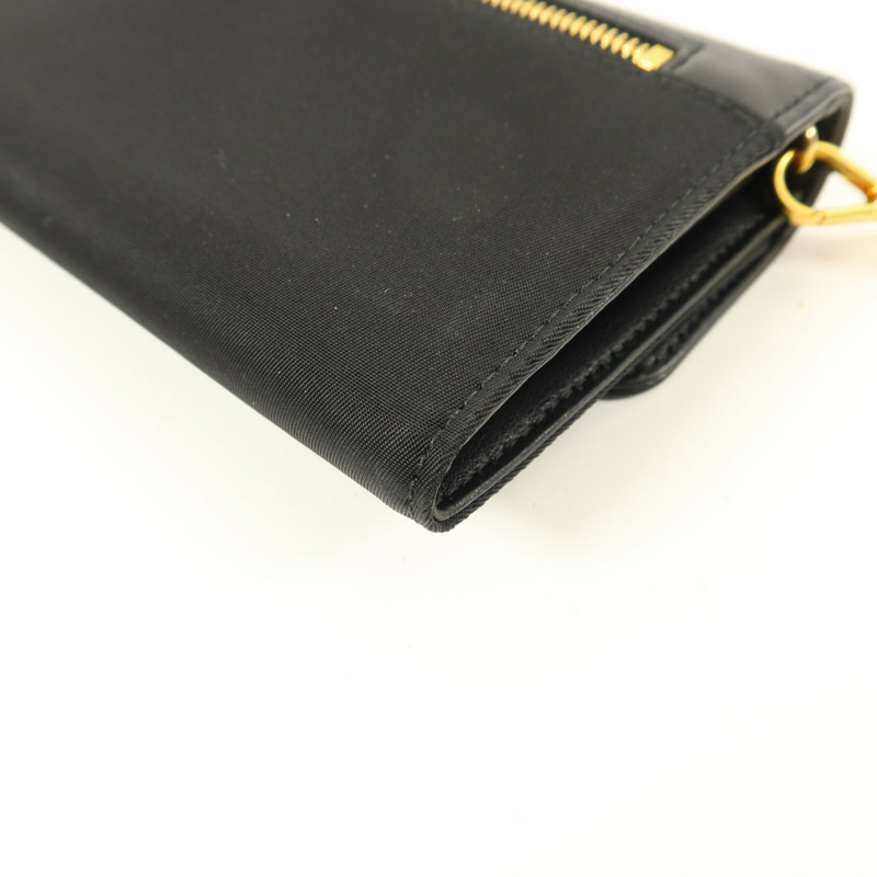 PRADA 牛皮皮革/尼龍Pouch Wallet錢包-13