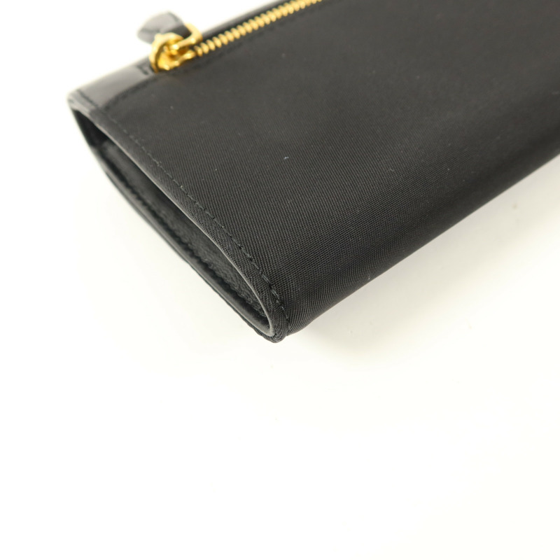 PRADA 牛皮皮革/尼龍Pouch Wallet錢包-14