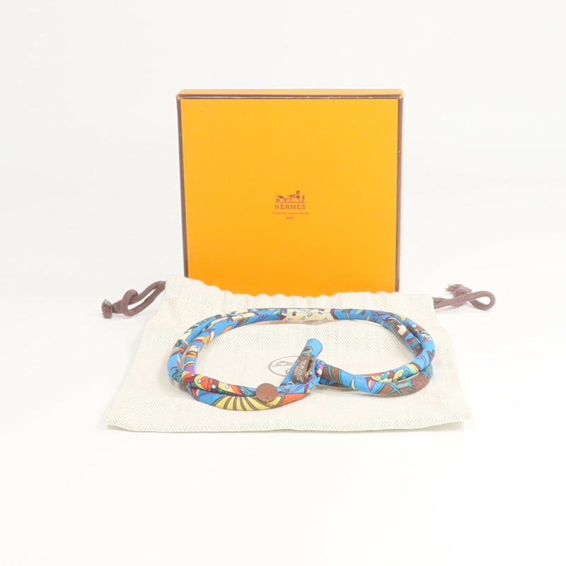HERMES 絲質Petit H Bride Necklace項鍊-11