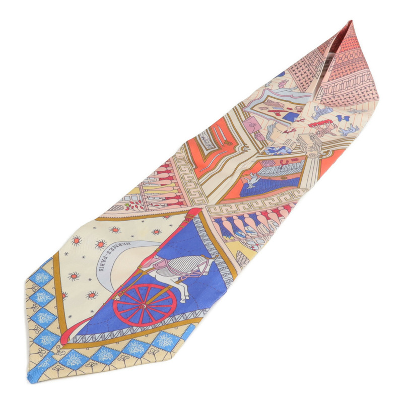 HERMES 絲質Twilly絲巾-2