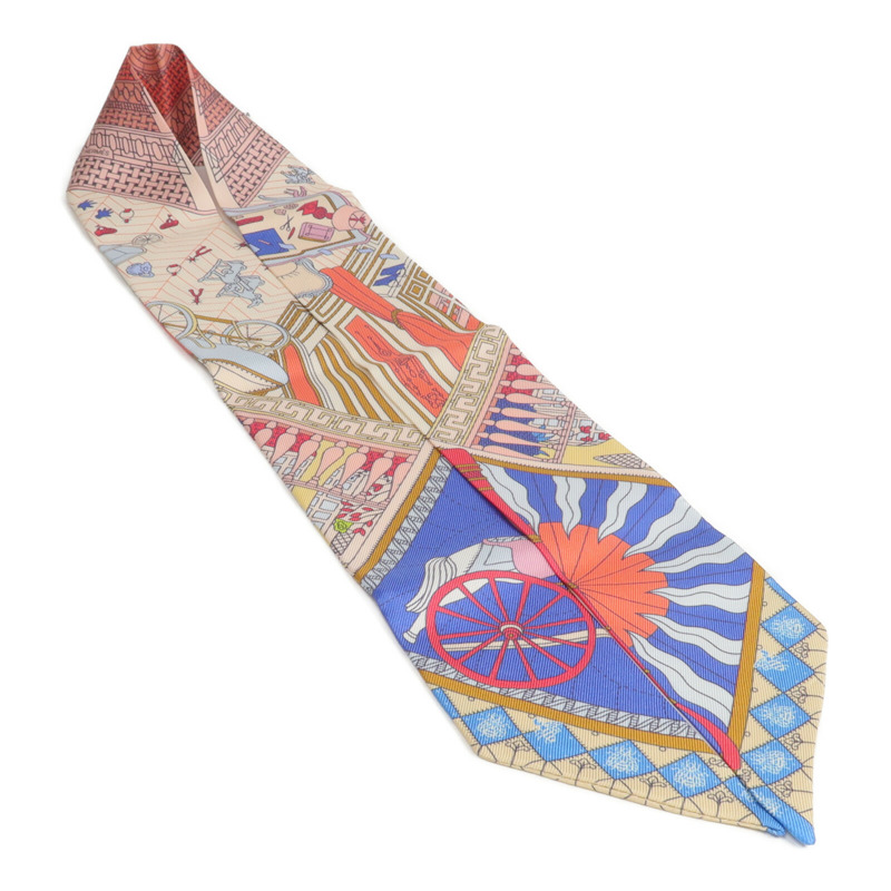 HERMES 絲質Twilly絲巾-3