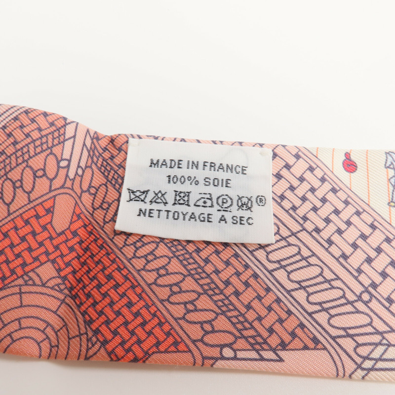 HERMES 絲質Twilly絲巾-6