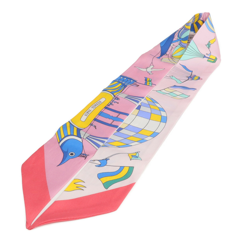 HERMES 絲質Twilly絲巾-2