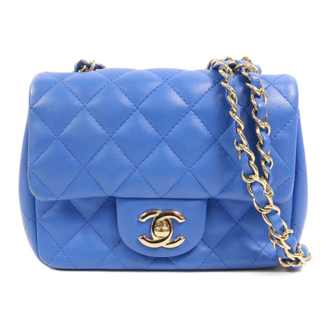 CHANEL 羊皮皮革Mini Classic 17鏈帶肩背袋