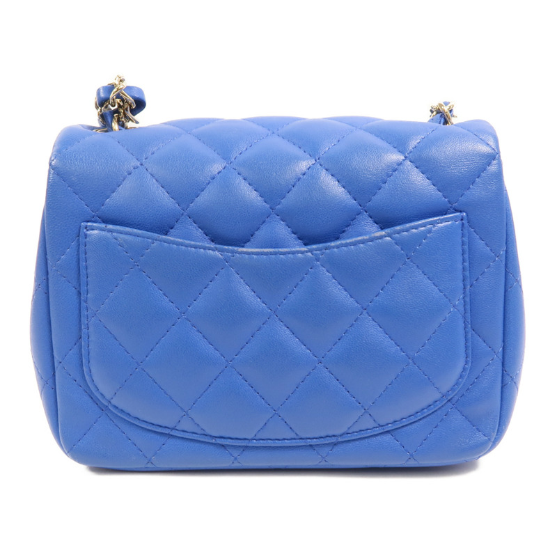 CHANEL 羊皮皮革Mini Classic 17鏈帶肩背袋-1