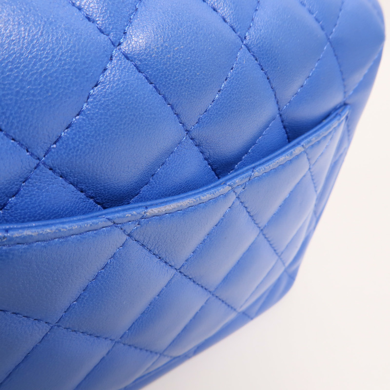 CHANEL 羊皮皮革Mini Classic 17鏈帶肩背袋-17