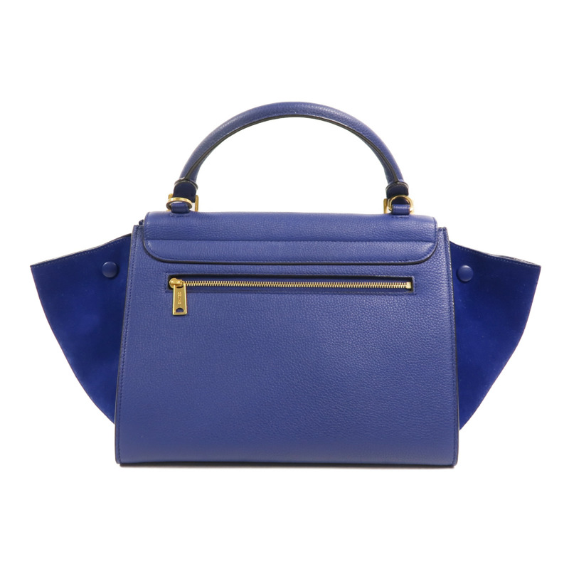 CELINE 牛皮皮革Trapeze手挽肩背兩用袋-1