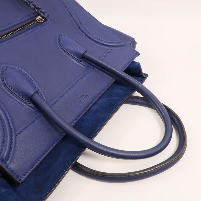 CELINE 牛皮皮革Phantom Luggage肩背袋-7