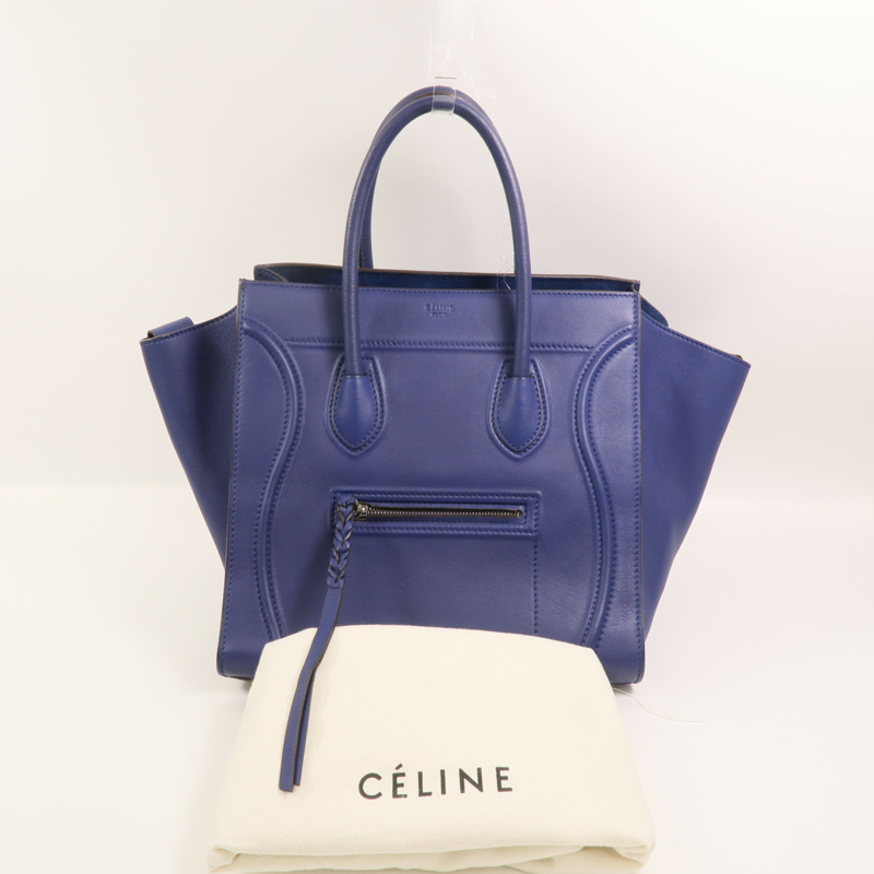 CELINE 牛皮皮革Phantom Luggage肩背袋-8
