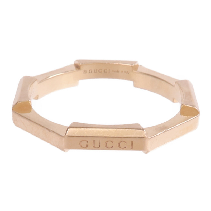 GUCCI 18K玫瑰金Link To Love Ring戒指-1