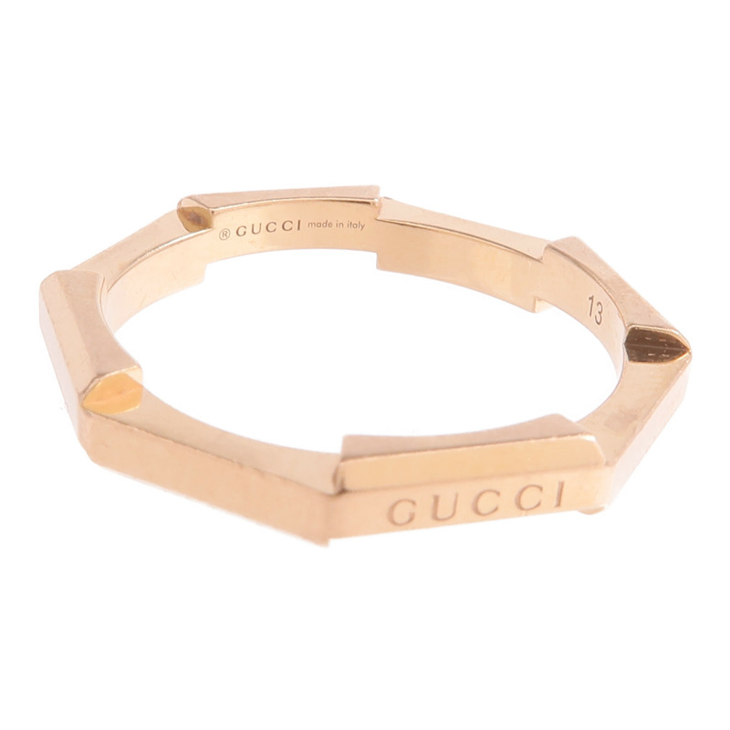 GUCCI 18K玫瑰金Link To Love Ring戒指-4