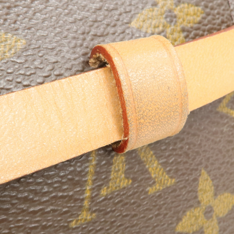 LOUIS VUITTON Monogram Pochette Florentine金扣腰包棕色-9