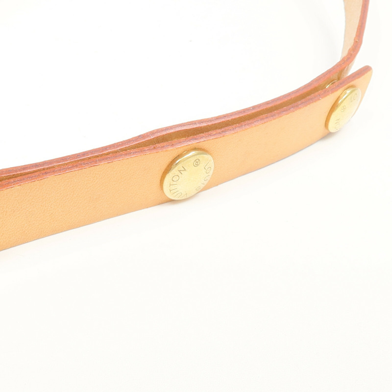 LOUIS VUITTON Monogram Pochette Florentine金扣腰包棕色-12
