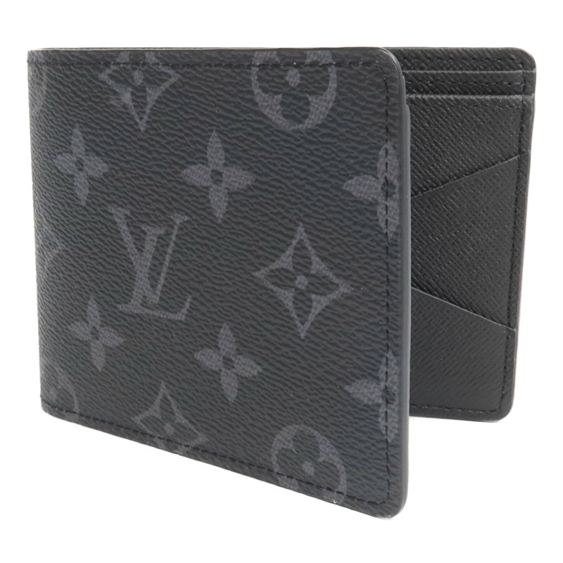 LOUIS VUITTON Monogram Eclipse Multiple Wallet錢包-1