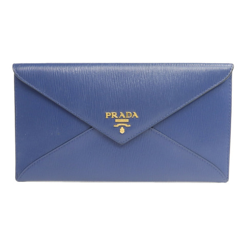 PRADA 牛皮皮革Envelope Wallet長錢包