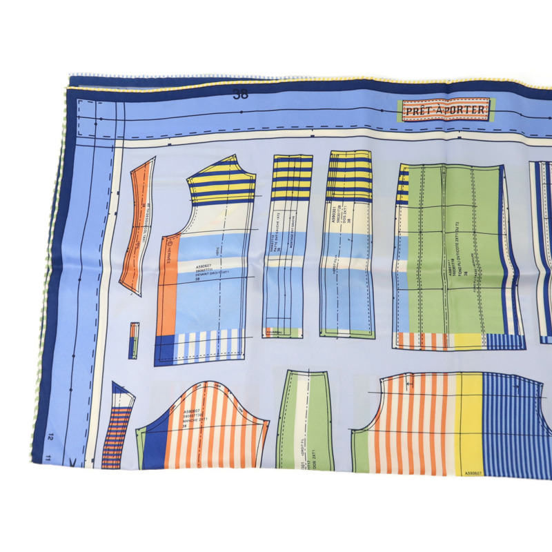 HERMES 絲質Scarf絲巾-1