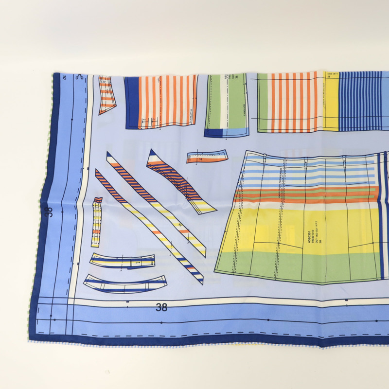 HERMES 絲質Scarf絲巾-4