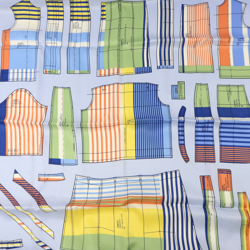 HERMES 絲質Scarf絲巾-5