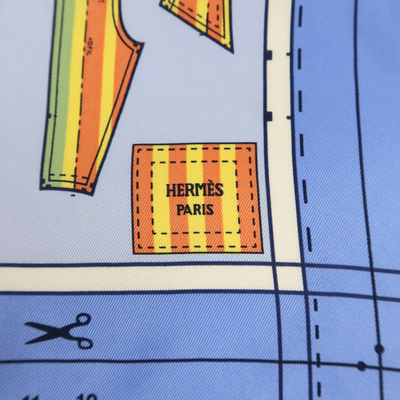 HERMES 絲質Scarf絲巾-6