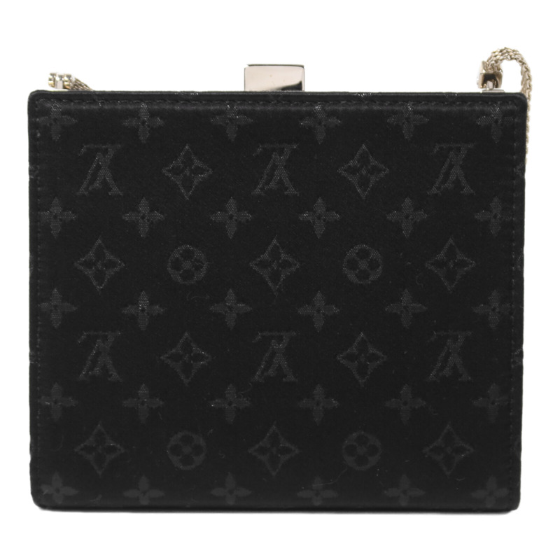 LOUIS VUITTON Satin Monogram Mini Satin Ange Chain Bag鏈帶肩背袋-2