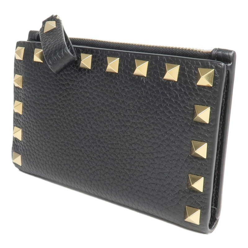 Valentino 牛皮皮革Rockstud Zipped Card Holder卡片套-2