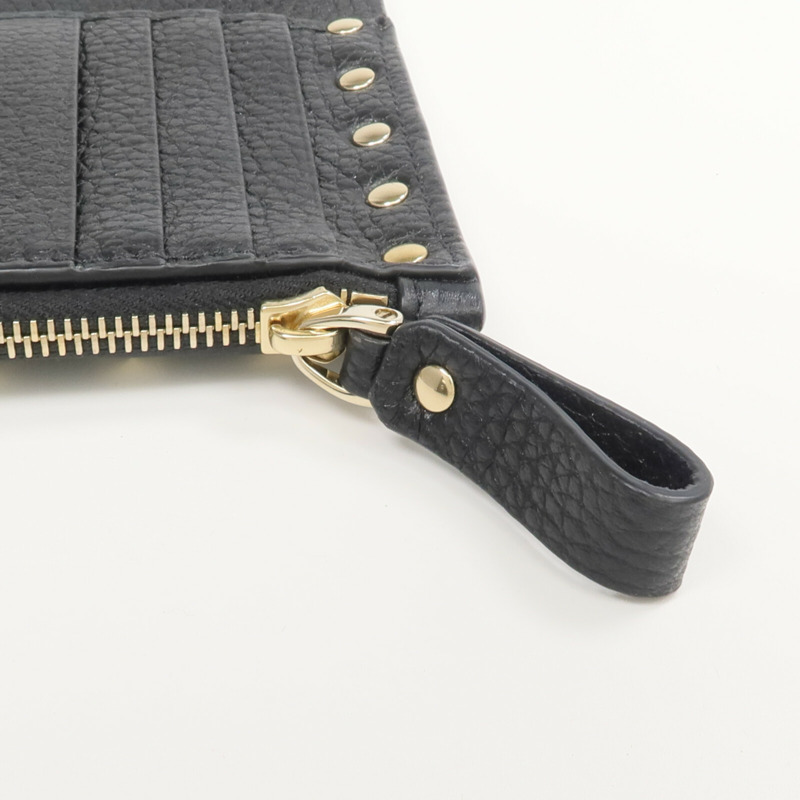 Valentino 牛皮皮革Rockstud Zipped Card Holder卡片套-8