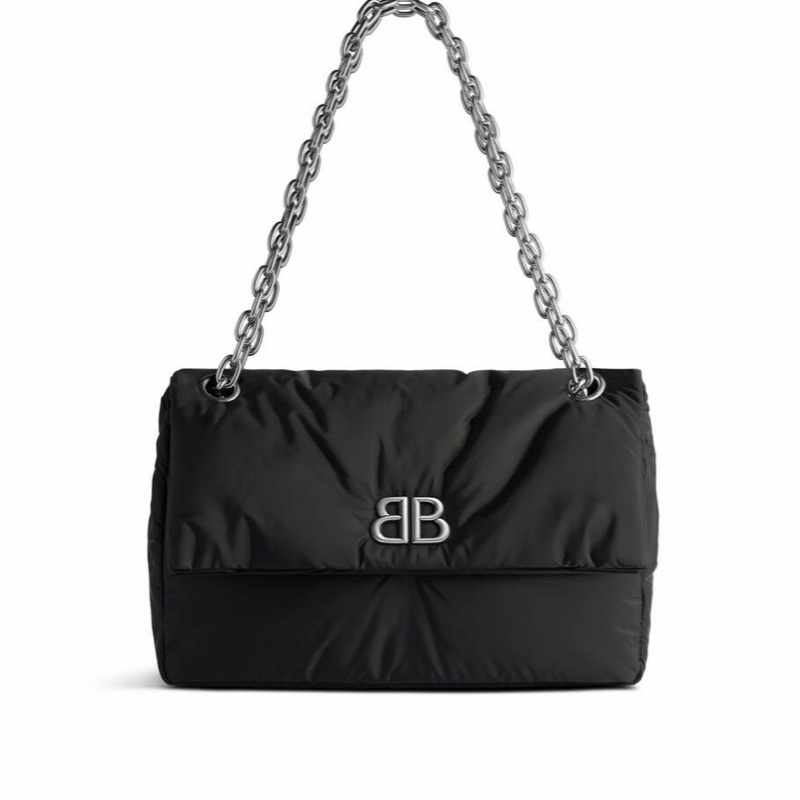 Balenciaga 女士 中號Monaco鏈條手提包均碼碼中號、32.5cm*10cm*22cm-3
