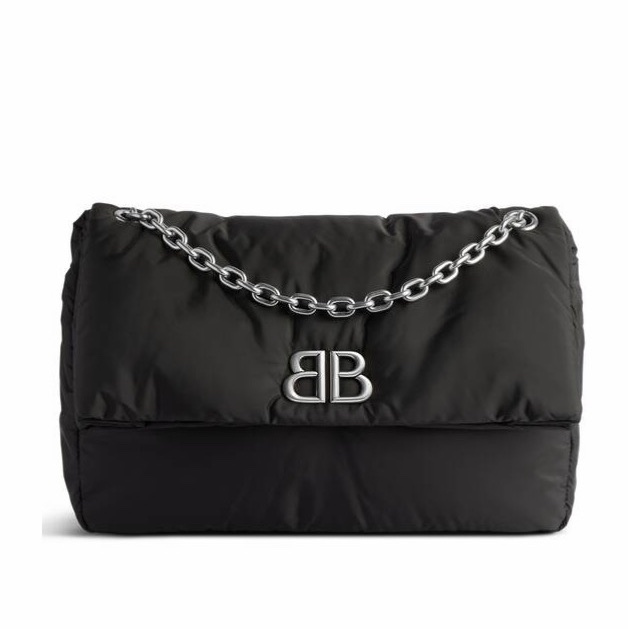 Balenciaga 女士 中號Monaco鏈條手提包均碼碼中號、32.5cm*10cm*22cm-4