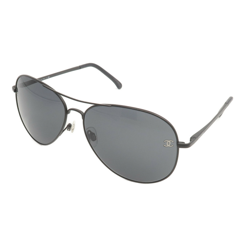 CHANEL 鈦/皮革Sunglasses太陽眼鏡-1