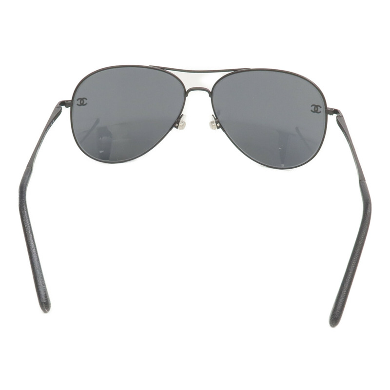CHANEL 鈦/皮革Sunglasses太陽眼鏡-2